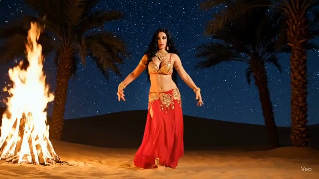 Egyptian Belly Dancer Desert Oasis
