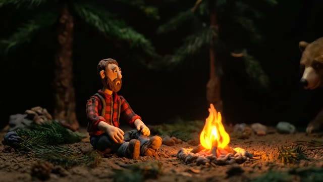 Style comparison: Claymation