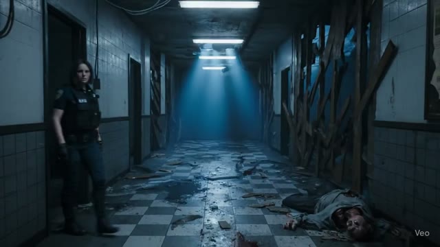 Survival Horror Police Officer - RPD Corridor