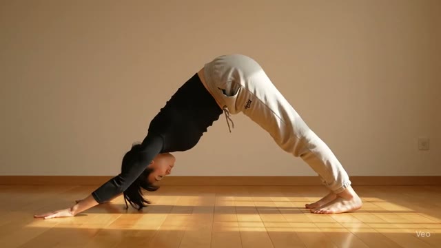 Woman Yoga Pose Indoor - Peaceful Meditation