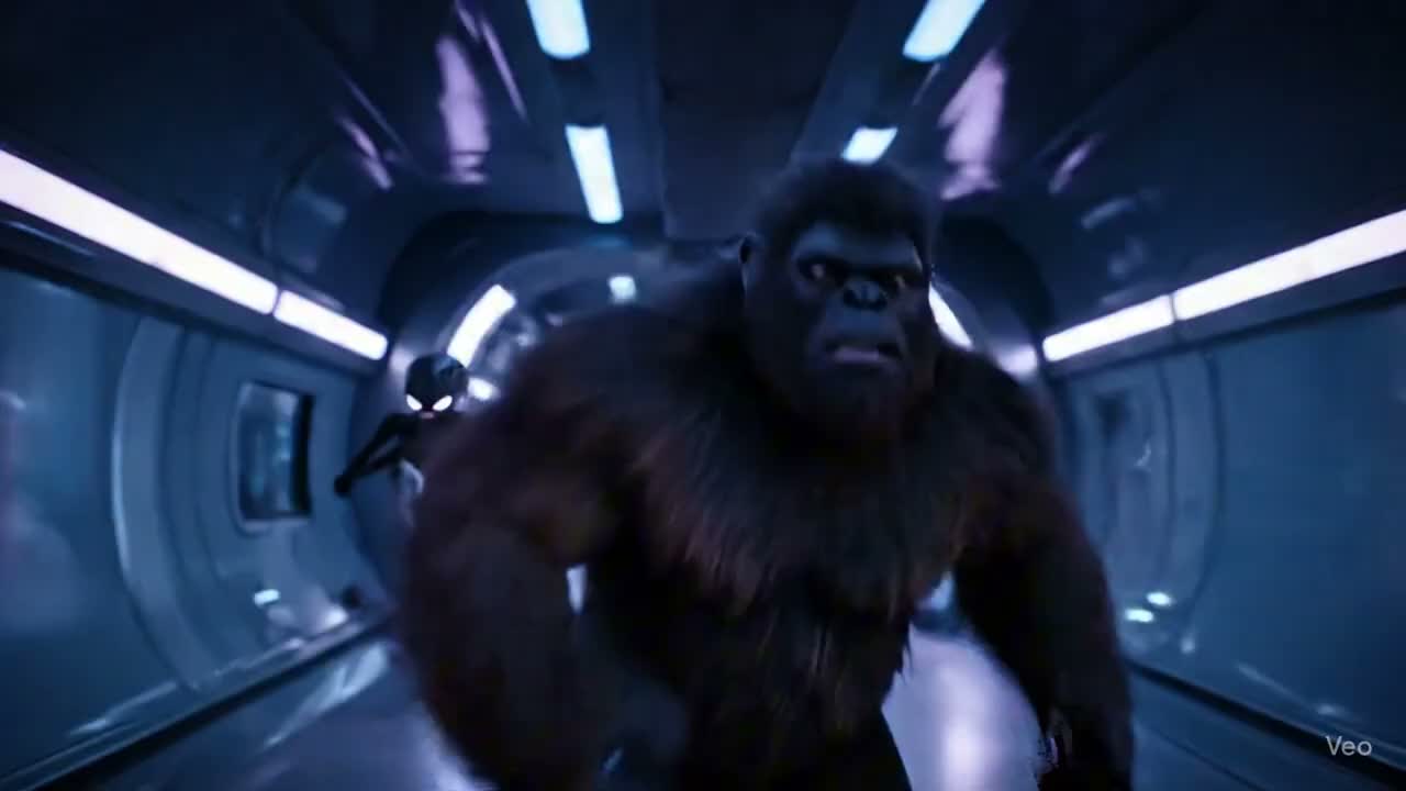 Bigfoot gets abducted and flies a spaceship