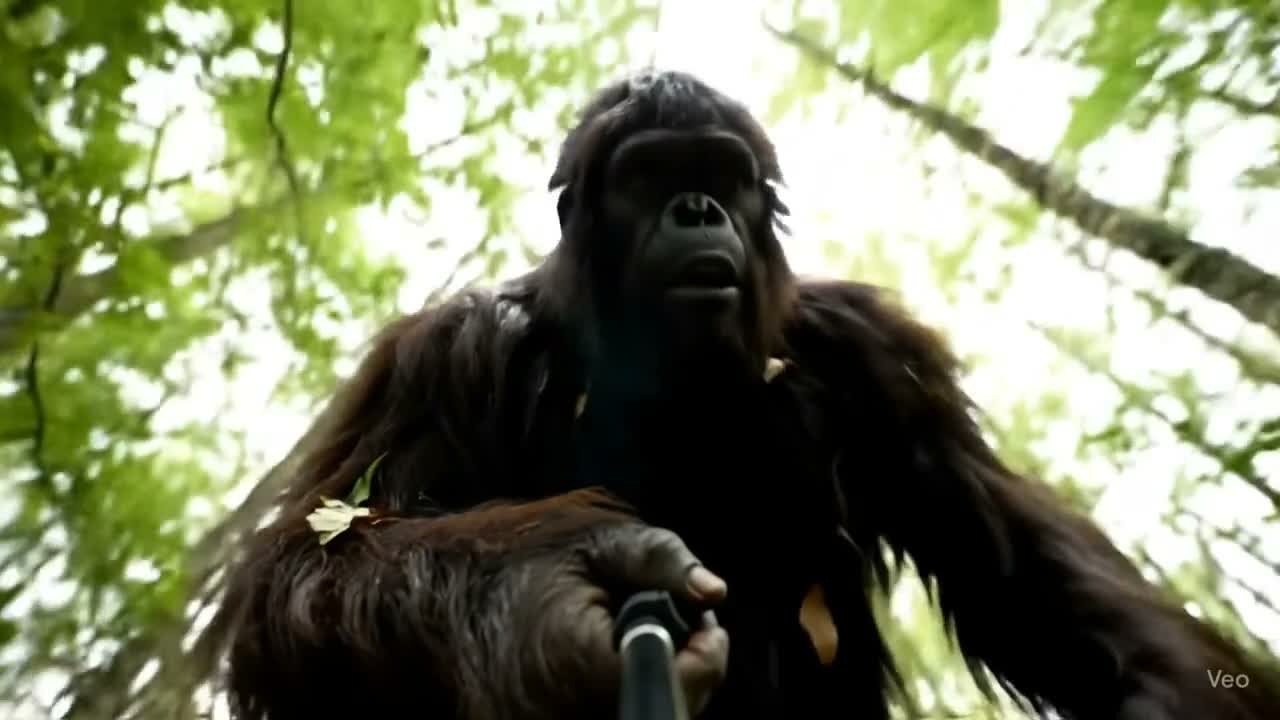 Bigfoot takes a forest breather