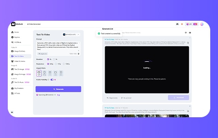 select video format and resolution